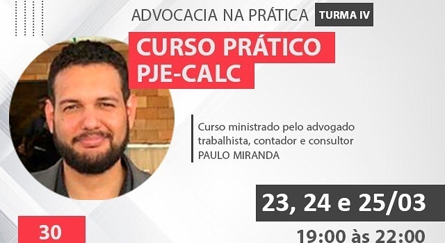 CURSO PJE-CALC (JOÃO PESSOA)