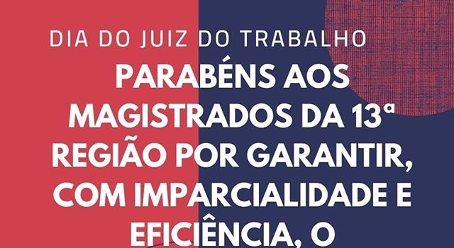 DIA DO JUIZ DO TRABALHO